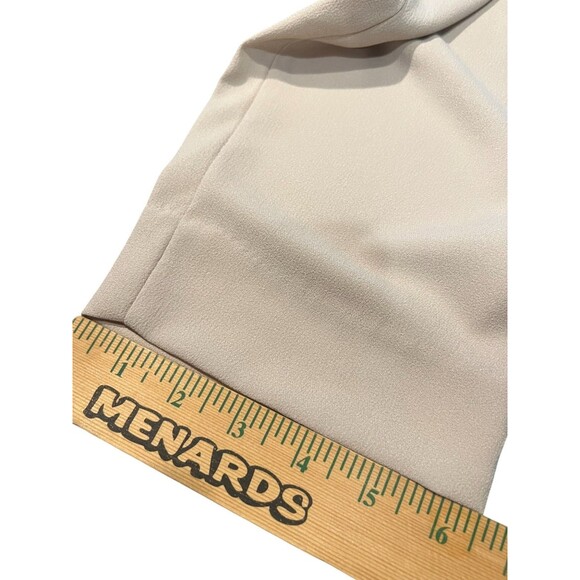 Zara Basic L Tan Beige Flowy Jogger Trousers - Picture 8 of 14